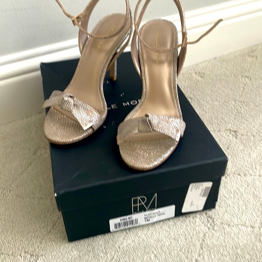 Pella Moda metallic gold heels.  Purchased from Nordstrom rack.